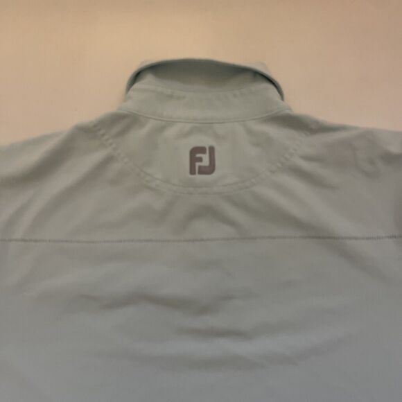 Footjoy‎ Golf Polo Mens Performance Shirt Size Medium Embroidered 1914 Preppy - Picture 5 of 8